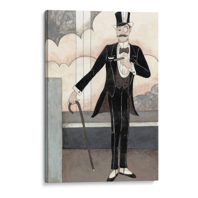 Art Deco Gentleman - Megan Meagher | Cuadro decorativo de Canvas Lab