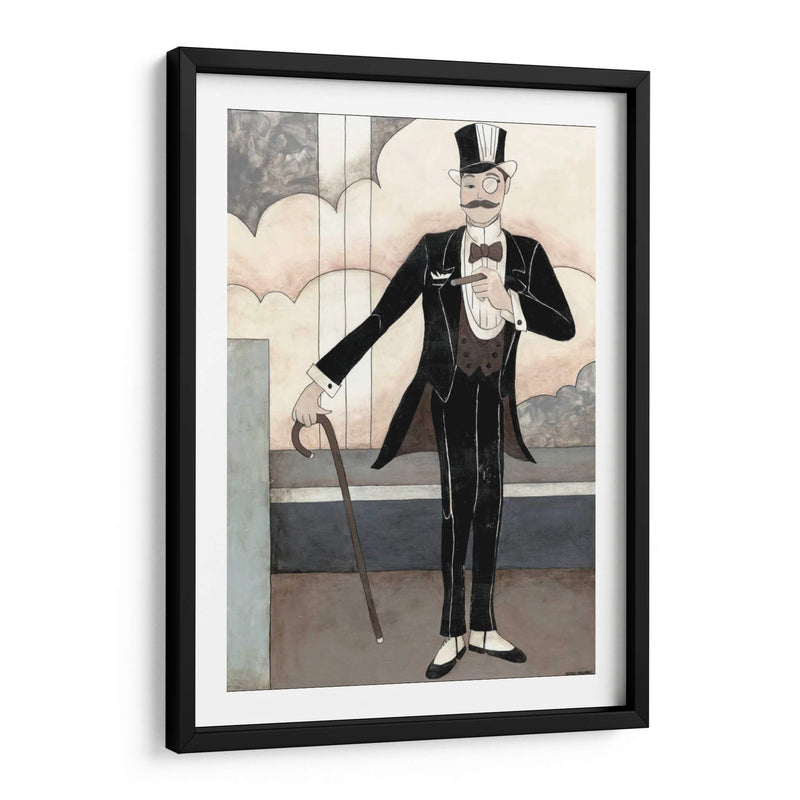 Art Deco Gentleman - Megan Meagher | Cuadro decorativo de Canvas Lab