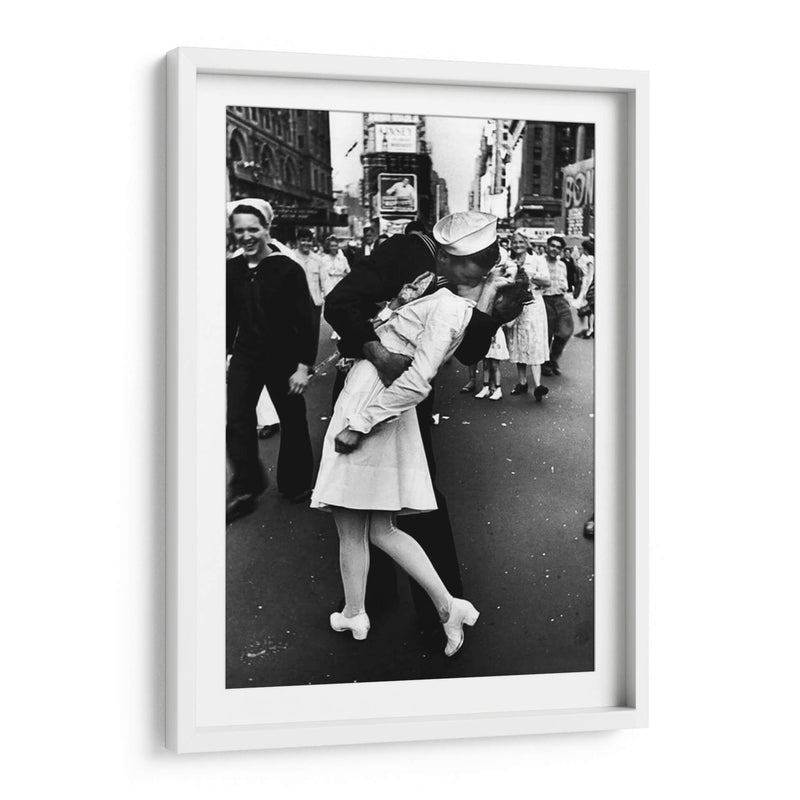 El beso después de la guerra | Cuadro decorativo de Canvas Lab