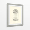 B-W Puerta De Hierro Forjado Iii | Cuadro decorativo de Canvas Lab