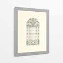B-W Puerta De Hierro Forjado Iii | Cuadro decorativo de Canvas Lab