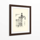 Puerta De Hierro Forjado B-W Iv | Cuadro decorativo de Canvas Lab