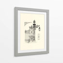 Puerta De Hierro Forjado B-W Iv | Cuadro decorativo de Canvas Lab