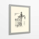 Puerta De Hierro Forjado B-W Iv | Cuadro decorativo de Canvas Lab