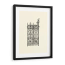 Puerta De Hierro Forjado B-W | Cuadro decorativo de Canvas Lab