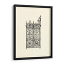 Puerta De Hierro Forjado B-W | Cuadro decorativo de Canvas Lab