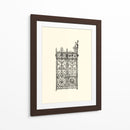 Puerta De Hierro Forjado B-W | Cuadro decorativo de Canvas Lab