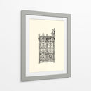 Puerta De Hierro Forjado B-W | Cuadro decorativo de Canvas Lab