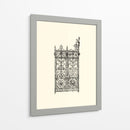 Puerta De Hierro Forjado B-W | Cuadro decorativo de Canvas Lab
