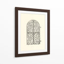 B-W Puerta De Hierro Forjado Vii | Cuadro decorativo de Canvas Lab