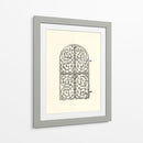 B-W Puerta De Hierro Forjado Vii | Cuadro decorativo de Canvas Lab