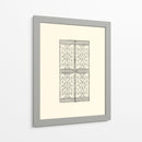 Puerta De Hierro Forjado B-W Viii | Cuadro decorativo de Canvas Lab