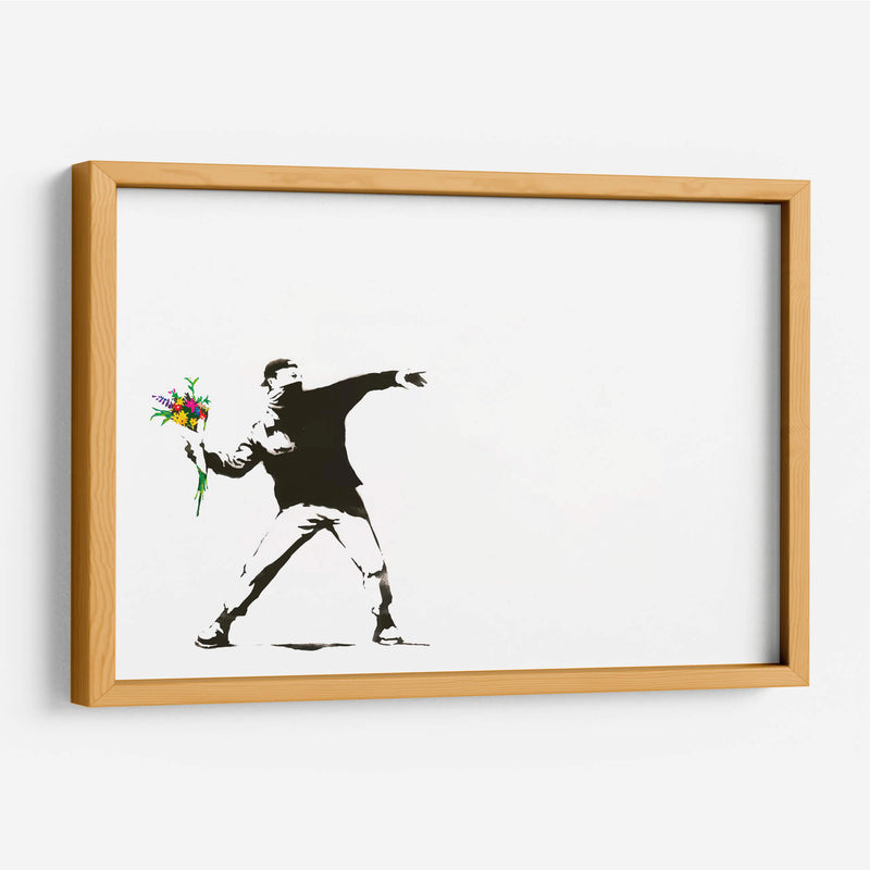 Flower Thrower - Banksy | Cuadro decorativo de Canvas Lab