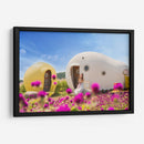 Floresitas y casitas | Cuadro decorativo de Canvas Lab