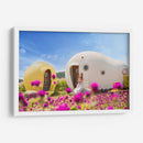 Floresitas y casitas | Cuadro decorativo de Canvas Lab