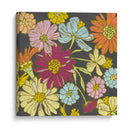 Floral De Verano En Gris I - Chariklia Zarris | Cuadro decorativo de Canvas Lab