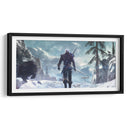 Geralt against bear | Cuadro decorativo de Canvas Lab