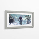Geralt against bear | Cuadro decorativo de Canvas Lab
