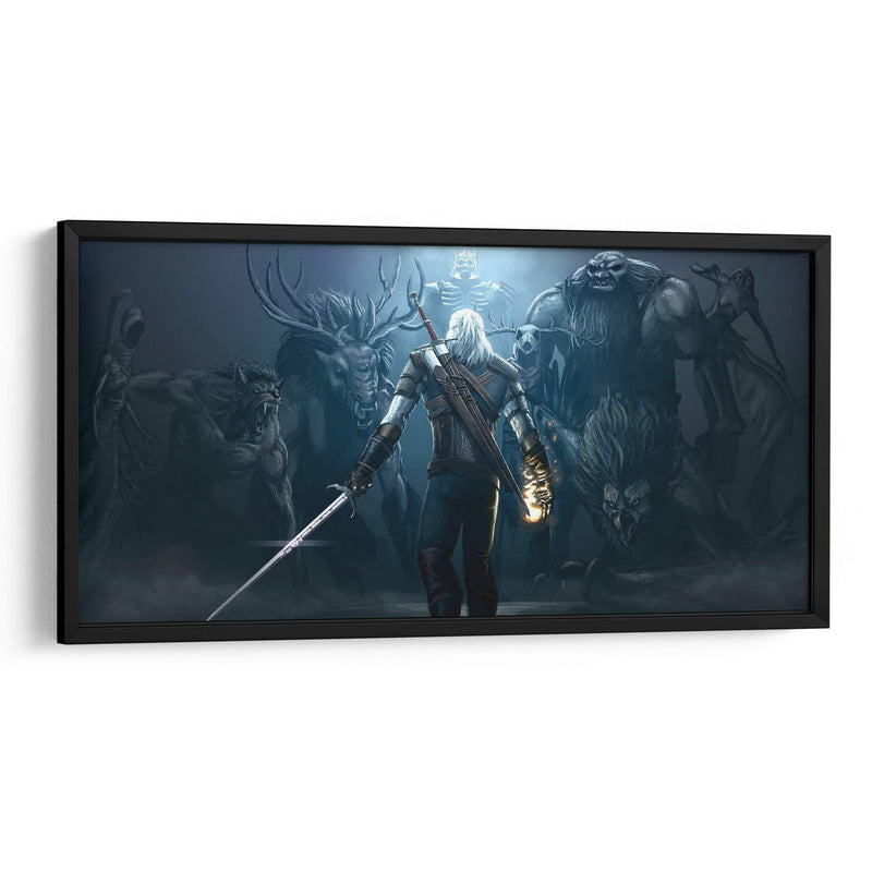 Geralt ready to attack | Cuadro decorativo de Canvas Lab