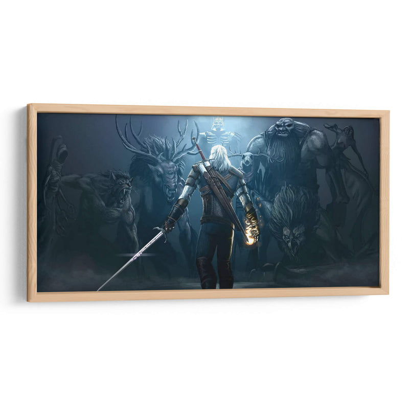 Geralt ready to attack | Cuadro decorativo de Canvas Lab