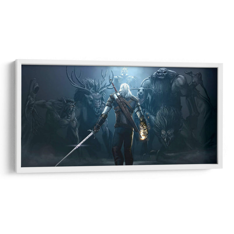 Geralt ready to attack | Cuadro decorativo de Canvas Lab