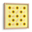 Girasoles y pajitas | Cuadro decorativo de Canvas Lab