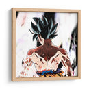Goku Ultra Instinto de espaldas | Cuadro decorativo de Canvas Lab