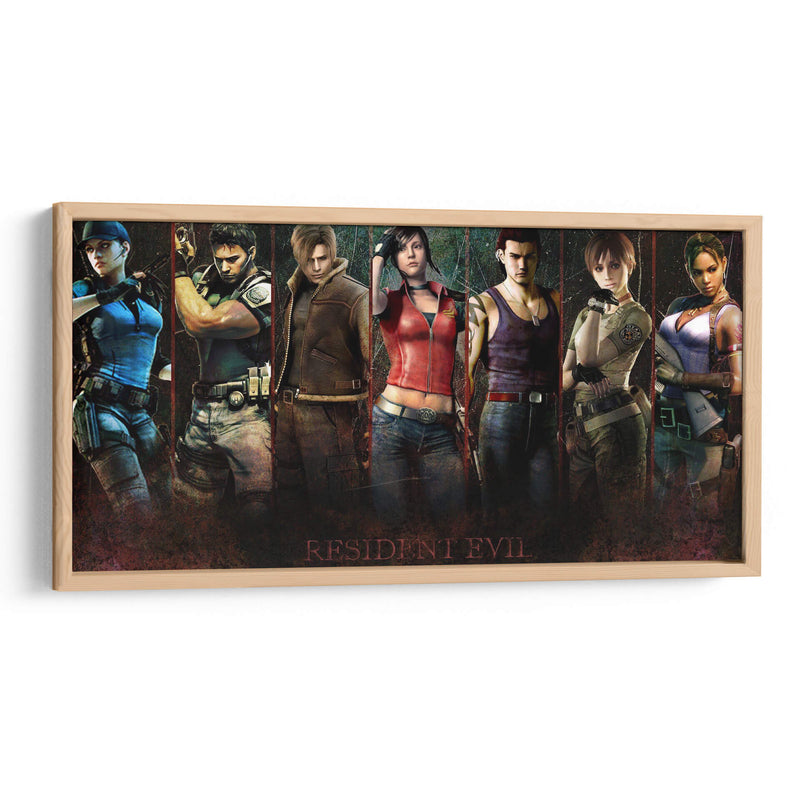 Heroes Resident Evil | Cuadro decorativo de Canvas Lab