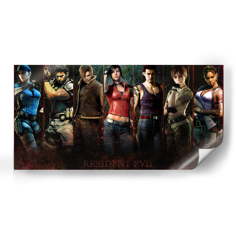 Heroes Resident Evil | Cuadro decorativo de Canvas Lab