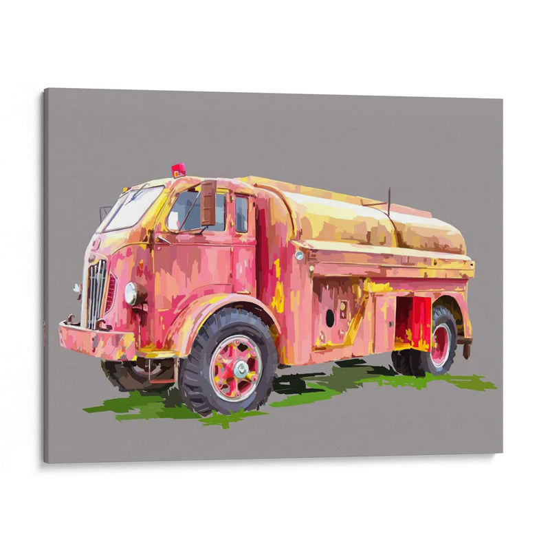 Firetruck Pinterly - Emily Kalina | Cuadro decorativo de Canvas Lab