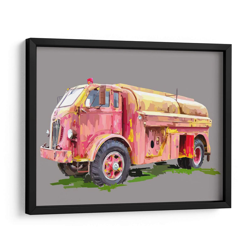 Firetruck Pinterly - Emily Kalina | Cuadro decorativo de Canvas Lab