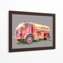 Firetruck Pinterly - Emily Kalina | Cuadro decorativo de Canvas Lab