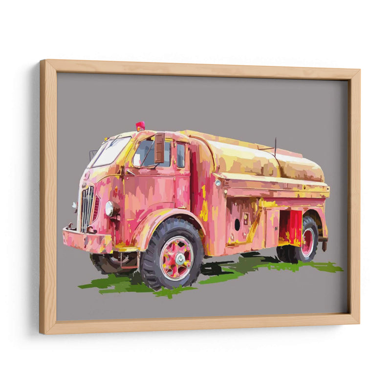 Firetruck Pinterly - Emily Kalina | Cuadro decorativo de Canvas Lab