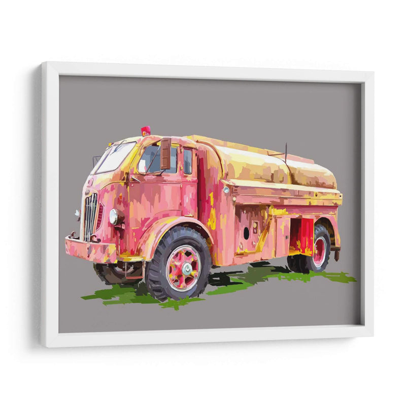 Firetruck Pinterly - Emily Kalina | Cuadro decorativo de Canvas Lab