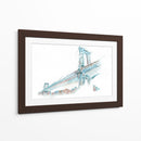Bosquejo Del Puente De Acuarela I - Ethan Harper | Cuadro decorativo de Canvas Lab