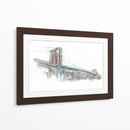Bosquejo Del Puente De Acuarela Ii - Ethan Harper | Cuadro decorativo de Canvas Lab