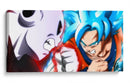 Jiren against Super Saiyan Blue | Cuadro decorativo de Canvas Lab