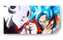 Jiren against Super Saiyan Blue | Cuadro decorativo de Canvas Lab