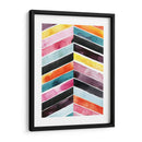 Acuarela Viva Chevron I - Grace Popp | Cuadro decorativo de Canvas Lab