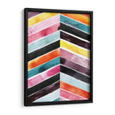 Acuarela Viva Chevron I - Grace Popp | Cuadro decorativo de Canvas Lab
