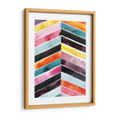 Acuarela Viva Chevron I - Grace Popp | Cuadro decorativo de Canvas Lab