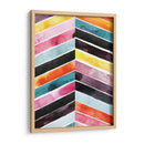 Acuarela Viva Chevron I - Grace Popp | Cuadro decorativo de Canvas Lab