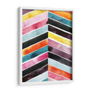 Acuarela Viva Chevron I - Grace Popp | Cuadro decorativo de Canvas Lab