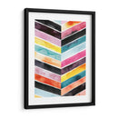Acuarela Viva Chevron Ii - Grace Popp | Cuadro decorativo de Canvas Lab