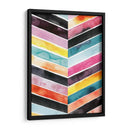 Acuarela Viva Chevron Ii - Grace Popp | Cuadro decorativo de Canvas Lab