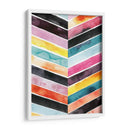 Acuarela Viva Chevron Ii - Grace Popp | Cuadro decorativo de Canvas Lab