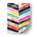 Acuarela Viva Chevron Ii - Grace Popp | Cuadro decorativo de Canvas Lab