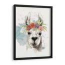 Llama Flora I - Grace Popp | Cuadro decorativo de Canvas Lab