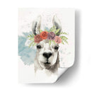 Llama Flora I - Grace Popp | Cuadro decorativo de Canvas Lab