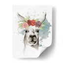 Llama Flora Ii - Grace Popp | Cuadro decorativo de Canvas Lab